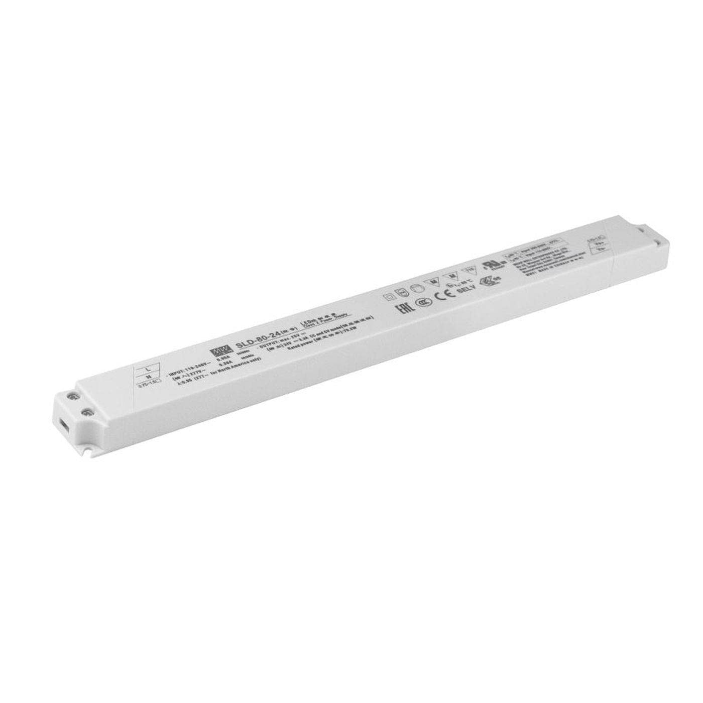 MEAN WELL SLD-80-24 80W 24V 3,3A Fuente de alimentación LED para muebles extremadamente planos
