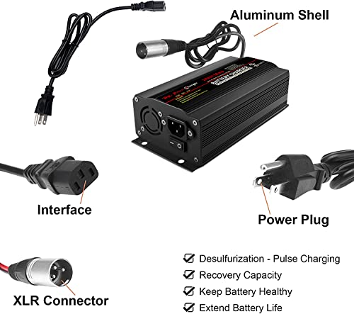 Tpe 24V 5A Battery Charger, Automatic Smart Battery Charger, Trickle Charger Maintainer For Wheelchair #TOP3