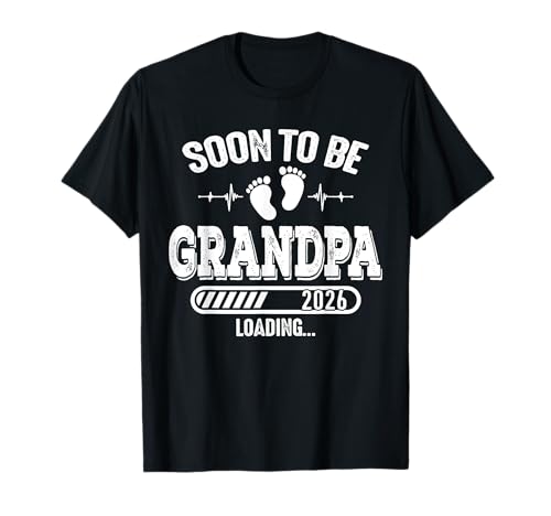 Pronto to Be Grandpa 2026 Loading for Pregnancy anúncio t-shirt