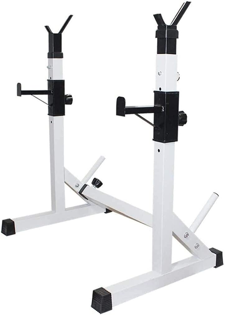 Barbell Stand Weight Lifting Rack Gym Family Fitness Multifunctional Shelf Adjustable Bracket Home Indoor Gym Strength Training Stand Men's Fitness Barbell Rack Only Sell Shelves Squat Rack