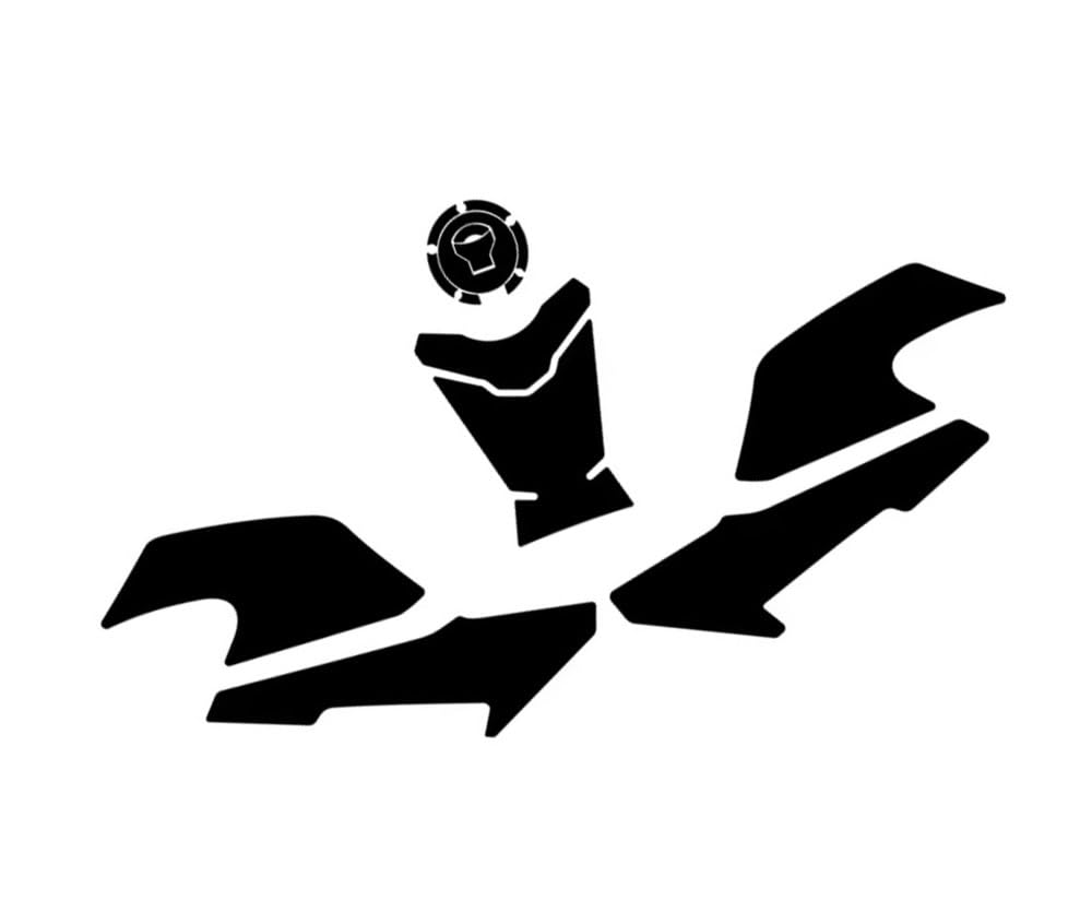 Wyhjiuy Color1 Motorcycle Tank Pad Sticker Decals Accessoriesr For Cb500x 2023 Traction Pad Decal(Color1)