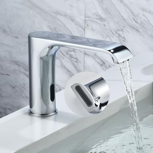 Robinet infrarouge lavabo contre le gaspillage d'eau à température fixe - 5