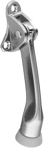 Miniatura 4 de Litepak Kickdown Tope de puerta Premium Soporte Flip Doorstop 4" (níquel satinado, 2 unidades)