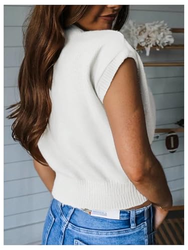 GORGLITTER Women's American Flag Sweater Tank Top Crewneck Dolman Sleeve Knit Pullover Tops2