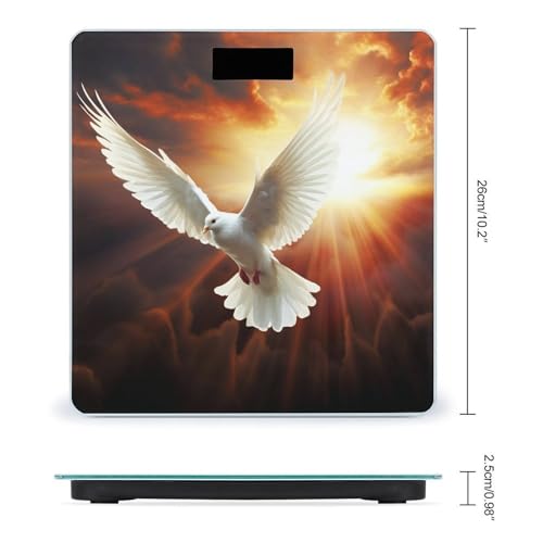 Báscula Digital Dove Sun Art para Peso Corporal 400 lb miniatura 2