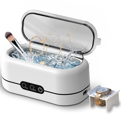 Image of Miorcols Ultrasonic Jewelry Cleaner, 48KHz Ultra Sonic Cleaner Machine
