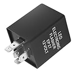 TNAIYH Car Electronic LED Flasher Relay, 12V EP27 5-Pin Vehicle LED Turn Signal Bulbs Blinker Relay, Fix Hyper Flashing Issue Automotive Accessories, Compatible with Aviator Navigator