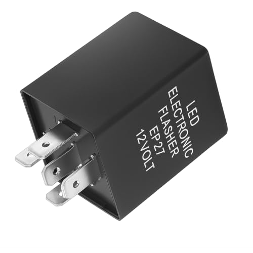 TNAIYH Car Electronic LED Flasher Relay, 12V EP27 5-Pin Vehicle LED Turn Signal Bulbs Blinker Relay, Fix Hyper Flashing Issue Automotive Accessories, Compatible with Aviator Navigator