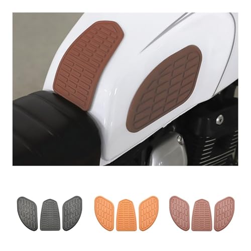 Réservoir carburant pad universel moto autocollant latéral genou - 3