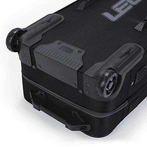 Legend Atom Recurve Bow Case For Archery - Holds 2 Bows, Rolling Wheels, Thick Padding - Airline Approved - Accessories Storage Pockets, Arrow Tube Included (Black) #TOP2