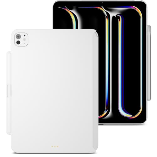 Image of MAGEASY CoverBuddy Lite Magic Keyboard Compatible Case for iPad Pro 11 inch (M5 2025 / M4 2024, 6th /5th Gen) iPad Case fits Magic Keyboard for iPad, Seamless Closure & Pencil Holder (White 1.0)