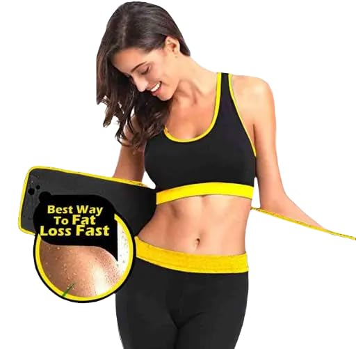 Weight lose belt fat lose belt pet kam karne ki belt patla hone ka belt sweat slim belt hot belt yoga belt,GYM BLET exercise belt tummy trimmer belt for men & women (Free size, Pack of 1) (PE-047)-picture-18
