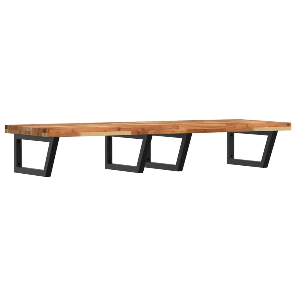 Estantería para lavabo de pared: encimera de baño rústica de 160 x 50 x 4 cm