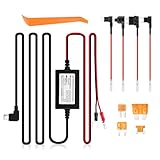 9.68Ft Type C Dash Cam Hardwire Kit 12-30V to 5V,Hardwire Kit for Dash Camera Includes 5A Blade Fuse/Fuse Tap/Power Cable/Tool,Dashcam Hardwires Kits USB C with Low Voltage Protection