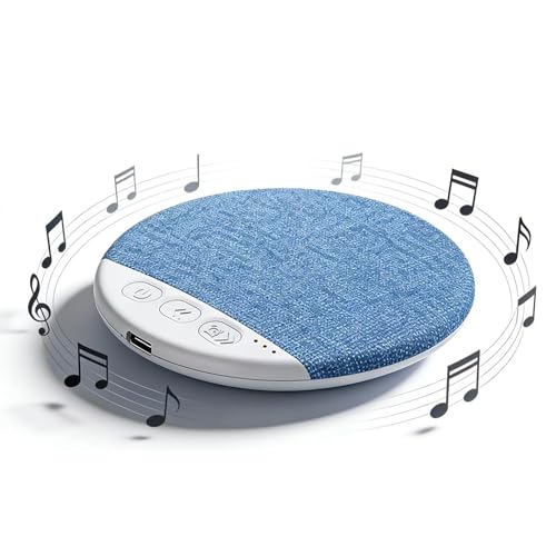 Ultra-Thin Bluetooth Pillow Speaker with Bluetooth 6.0, 3D White Noise, Soft Immersive Sound Field, Pillow CD Player for Bedtime Music & Audiobooks, Headphone-Free Sleep Speaker