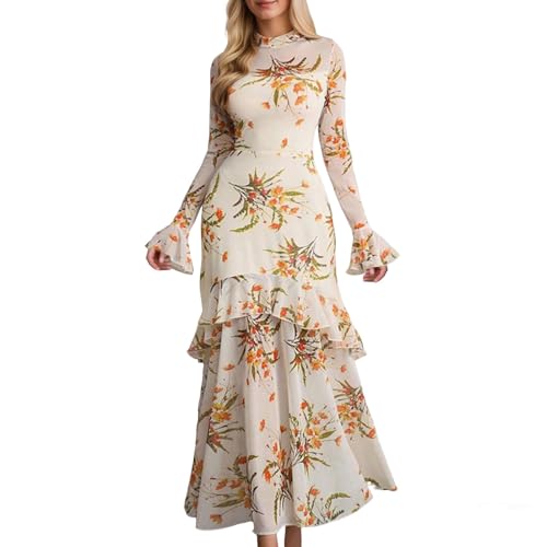 Robe volants casual léger pour rester élégante sans souffrir de la chaleur pendant la fête