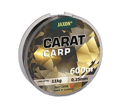 Jaxon Angelschnur Carat CARP 600m Spule Monofile Karpfen Schnur TOP (0,018€/m) (0,25mm / 11kg)