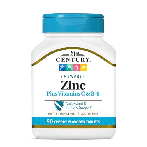 21st Century Zinc Chewable Withc & B6 - Cherry 90 Count