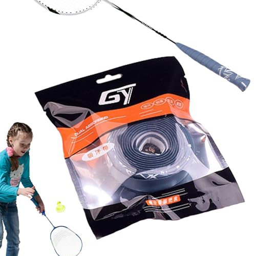 Naqqios - Naqqios Ruban antidérapant pour raquette de tennis, enroulement de raquette de tennis, bandes de prise de Baseball avec dos adhésif portable de 200 cm pour Baseball, Pêche, Tennis, Badminton