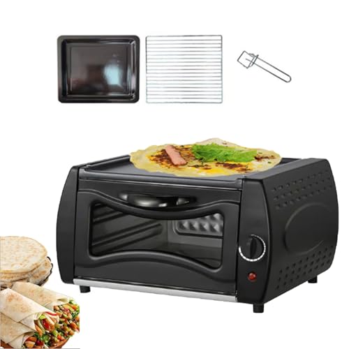 Pizza Électrique 15L Et Four à Tandoor, Boulanger À Double Fonction avec Commande de Brunissement - pour Naan, Roti, Pizza