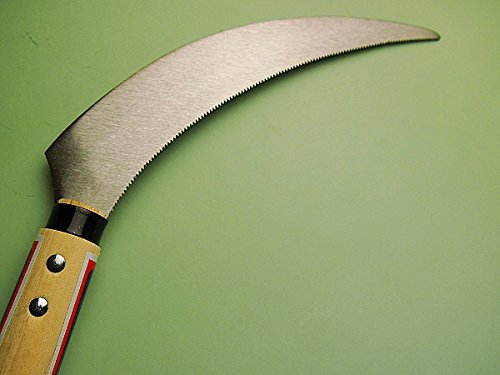 Amazon | 日本製 手打 鋸鎌 小目 稲荷馬 のこぎり鎌 | かま