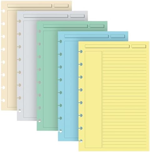 Levenger Circa Annotation Paper Refills - 300 Sheet Discbound Notebook Paper, Junior Size