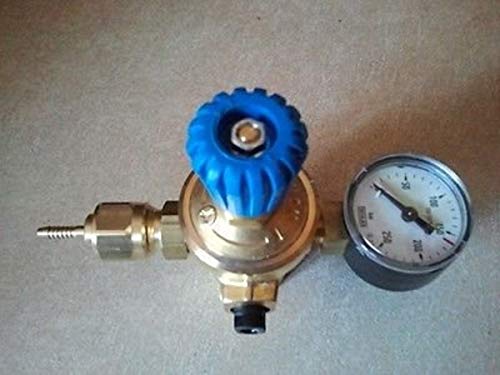 OXYTURBO RIDUTTORE MIGNON OSSIGENO con MANOMETRO ATTACCO M12X1 CON VALVOLA DI SICUREZZA. PER SOLO BOMBOLE OXYTURBO ATTACCO BOMBOLA M12x1