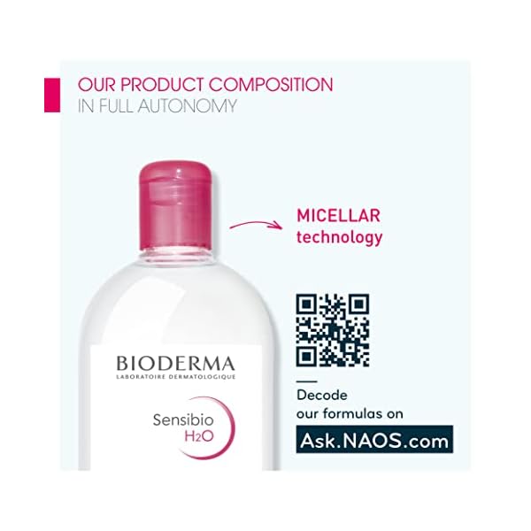 BIODERMA BIODERMA - Sensibio H2O Mizellarlösung für empfindliche Haut 500 ml - unisex, 1er Pack (1 x 500 ml) – Bild 9