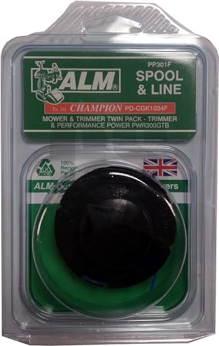 ALM Spool & Line PP301 for B&Q, Challenge xtreme, Challenge, Champion, Kinzo, LandXscape, Meistercraft, Performance Power, Qualcast, Worx (See description for models)