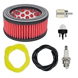 Eamonhigh CS400 Air Filter Replacement for Echo CS-400 Chainsaw Parts, 13030039730 90155Y CS-400 CS-370 CS400F CS370F CS420ES CS5000 with Spark Plug Primer Bulb Fuel Filter Line for Chain Saws