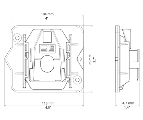 5x SLE Profi Akkuhalter für Bosch 18V POWER FOR ALL PBA Home & Garden Akku Wandhalterung Wand Halter Grün