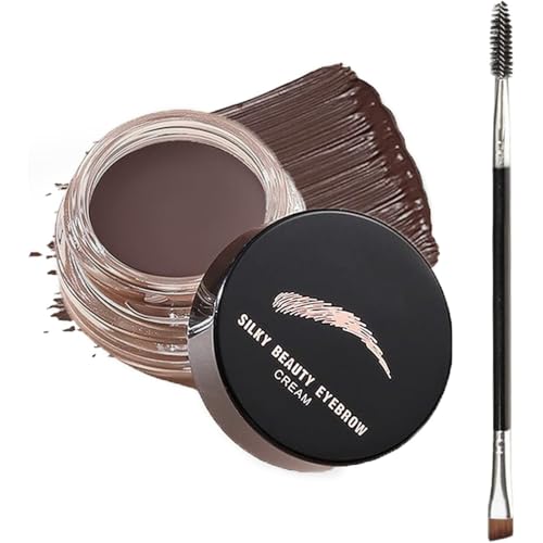 Image of Eyebrow Pomade Cream – Waterproof Smudge-Proof Brow Gel for Long Lasting Eyebrow Makeup, Highly Pigmented Brow Tint for Defining, Shaping & Filling, Natural Finish Eyebrow Filler(Coffee)