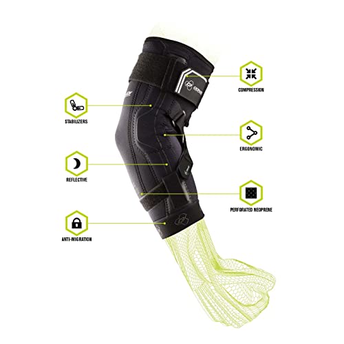 Donjoy Performance Bionic Elbow Brace Ii - Medium - Maximum Hinged Support For Elbow Hyperextension, Ucl, Tommy John Ligament Injury, Dislocated Elbow For Football, Lacrosse, Rugby, Basketball #TOP5
