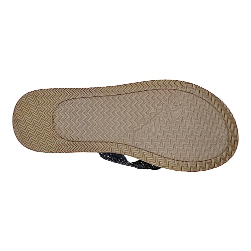 Skechers Skechers Cali Women's Sandcomber Flip Flop Sandal, Navy, 10 M