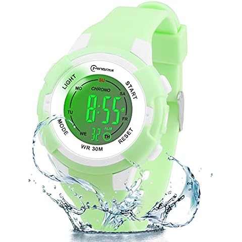 Edillas Reloj LED Niños Multifuncional Impermeable Cover