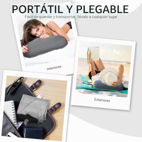 Almohada de cuña inflable contra el reflujo gástrico y mala postura 6