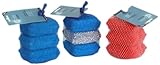 EZ Brite Multi-Purpose Mini Scrubber Set, Blue/Silver, 3-Pack