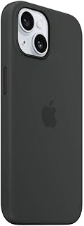 Apple Capa de silicone com MagSafe para iPhone 15 – Preto ​​​​​​​