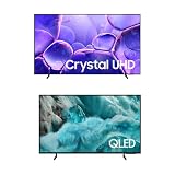 Smart TV 85' Crystal UHD 4K U8100F + Vision AI TV 50' QLED Ultra 4K