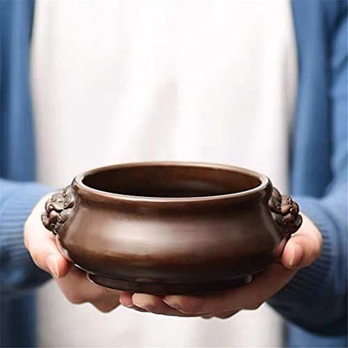 Wpyyi Large Brass Incense Burner Metal Stick Incense Base Home Decoration Accessories Buddha Decor (Color : A, Size : 15Cm*6.5Cm) #TOP2