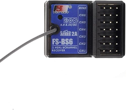Miniatura 9 de Flysky FS-BS6 RC Receptor 6 canales para Flysky FS-GT5 RC Control remoto de coche Transmisor de radio con sistema de estabilización giroscópico (3