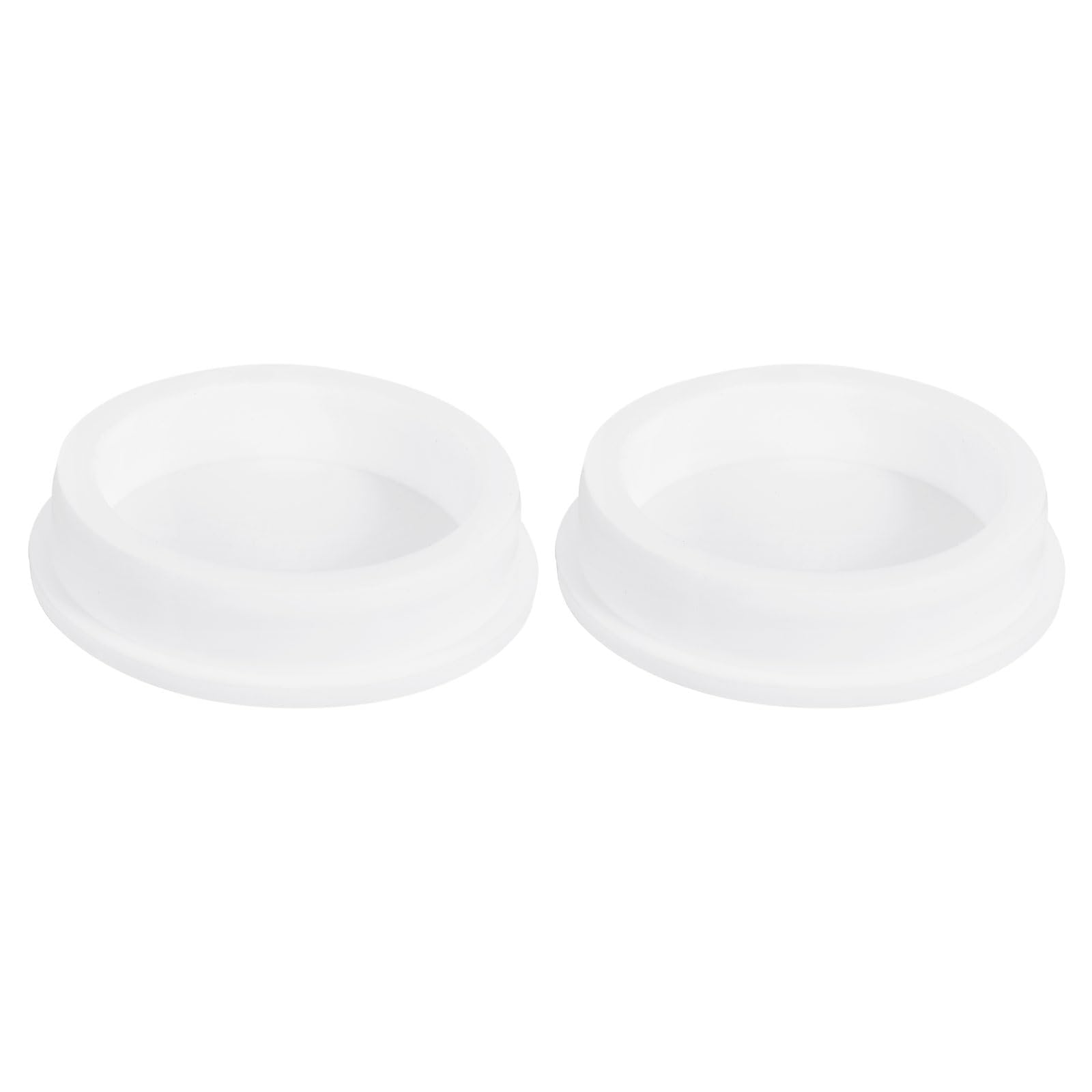 uxcell 2Pcs White Plug Holes, Waterproof Rubber Button Plug for 66.5mm / 2.62" Hole