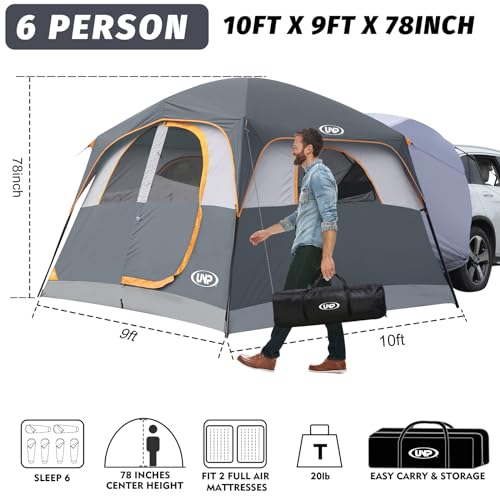 UNP SUV Tent for Camping, 6-Person SUV Tailgate Tent の商品画像 1