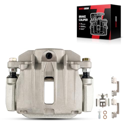Image of Torchbeam Rear Brake Caliper Left for Chevrolet 2003-2004 2006 Silverado 1500, GMC 2003-2004 2006 Sierra 1500, Chevrolet 2005 Silverado 1500 5.3L, Rear Left Caliper Replace # 18B4854