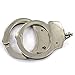 Ace Martial Arts Supply Professional Heavy Duty Police Style Handcuffs Double Lock(Silver Chain)