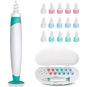 Oorsmeerverwijderaar, Q Grips oorsmeerreinigers, oorreiniger met zuignap, Q Twist oorreiniger, zachte en comfortabele…