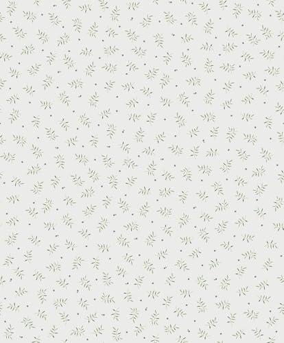 Little Dutch Papier peint intissé Blueberry Leaves 10 m x 52 cm | Facile à installer et à enlever 1005 x 52 cm