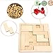 Valentines Day Gifts for Him,Daily Calendar Puzzle-Wooden Puzzles for Adults-A Puzzle to Challenge 365+ Date,Chirstmas White Elephant Gifts for Men,Office Logic Puzzles (1 Pack)