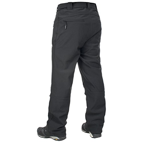 Trespass Hemic S/Shell Pantalón, Hombre, Negro (blx), M