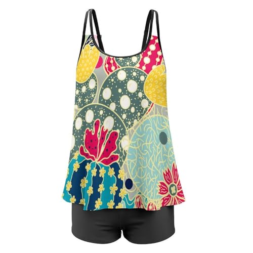 Bikini avec short de garçon cactus contre les complexes - 4